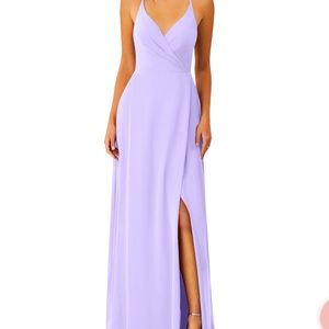 Azazie Lilac Dress Size 4